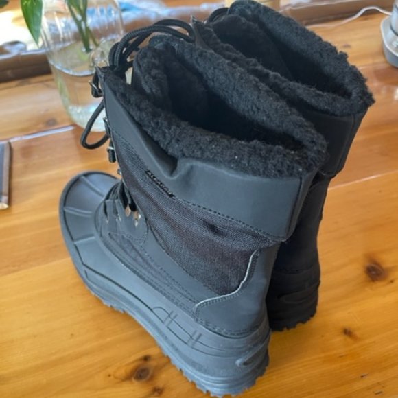 ALEADER Men's Lace Up Insulated Heavy Duty Waterproof Winter Snow Boots Size 12 - Picture 2 of 5